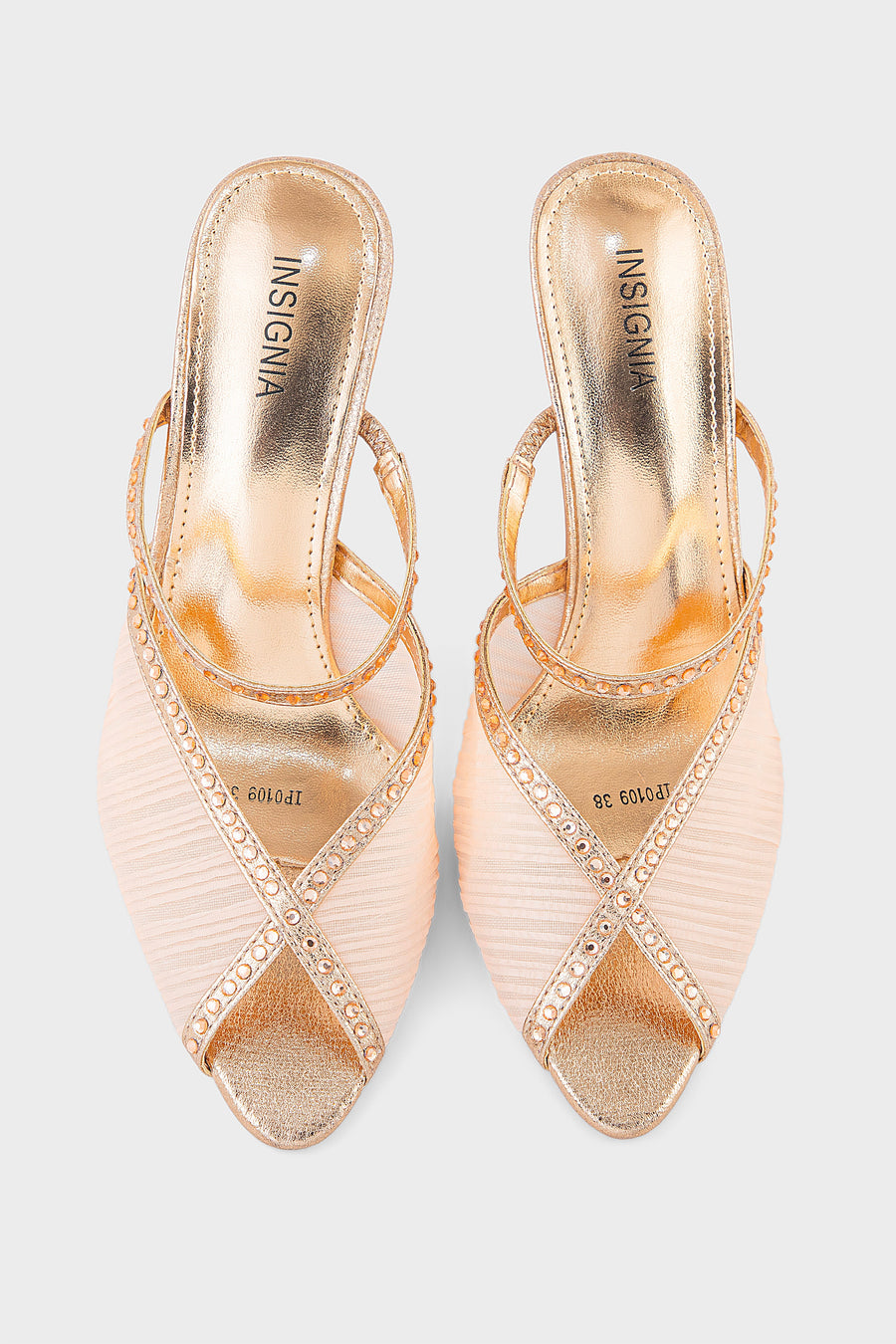 Party Wear Slip On IP0109-Champagne