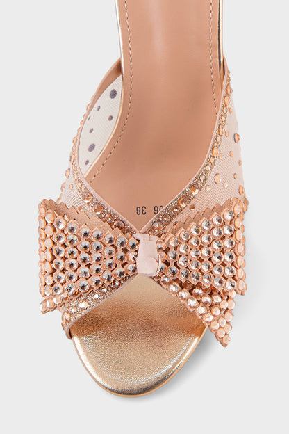 Party Wear Slip On IP0106-Champagne