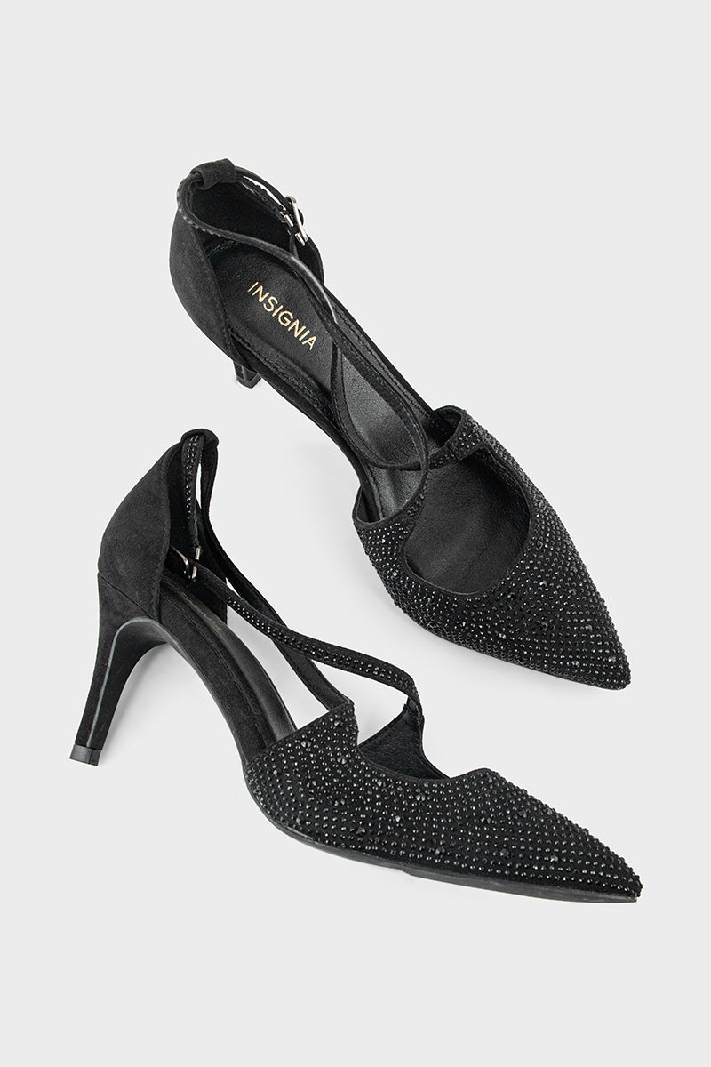 Party Wear Court Shoes IP5023-Black