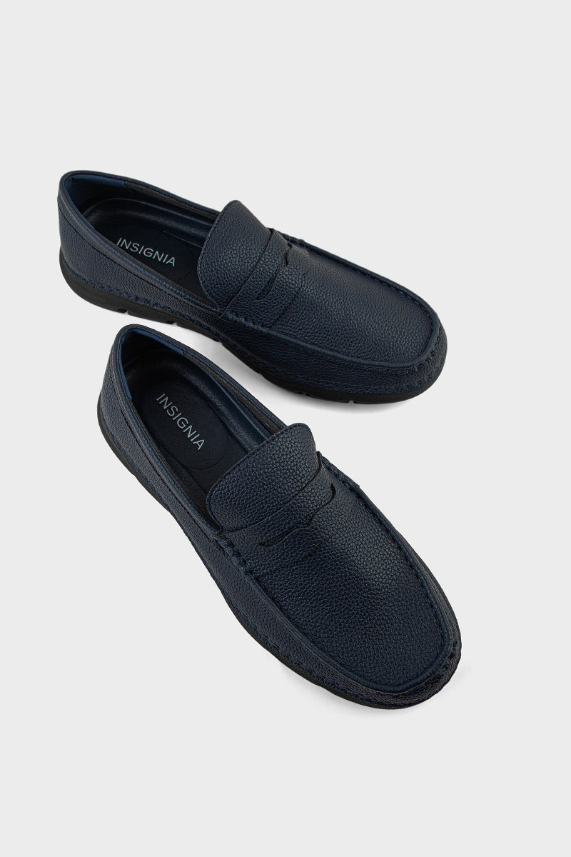 Men Casual Driving Mocs MC4027-Navy