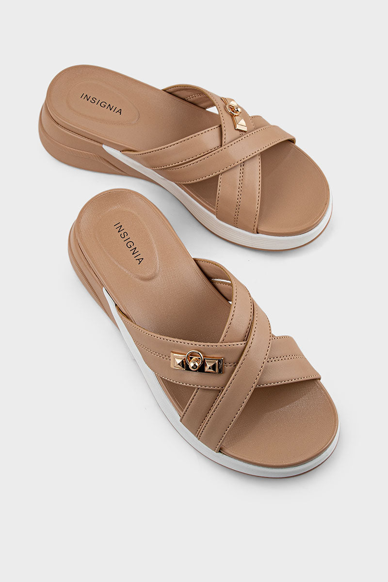 Party Wear Slip On IK0097-Beige
