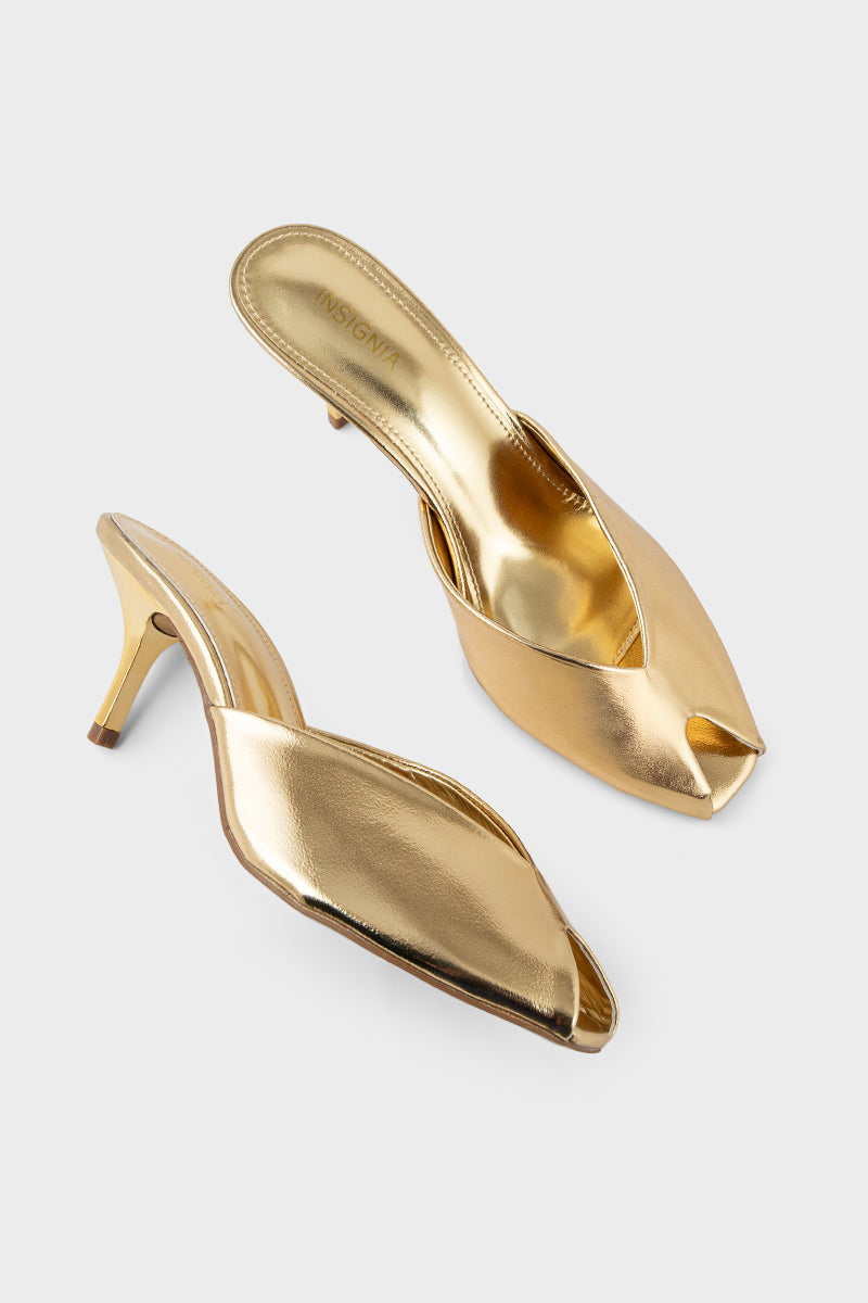 Party Wear Slip On IP0075-Gold