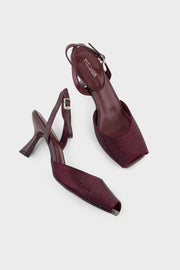 Party Wear Sandal IP2052-Maroon