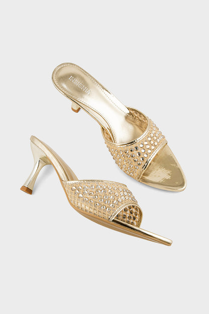 Party Wear Slip On IP0083-Gold