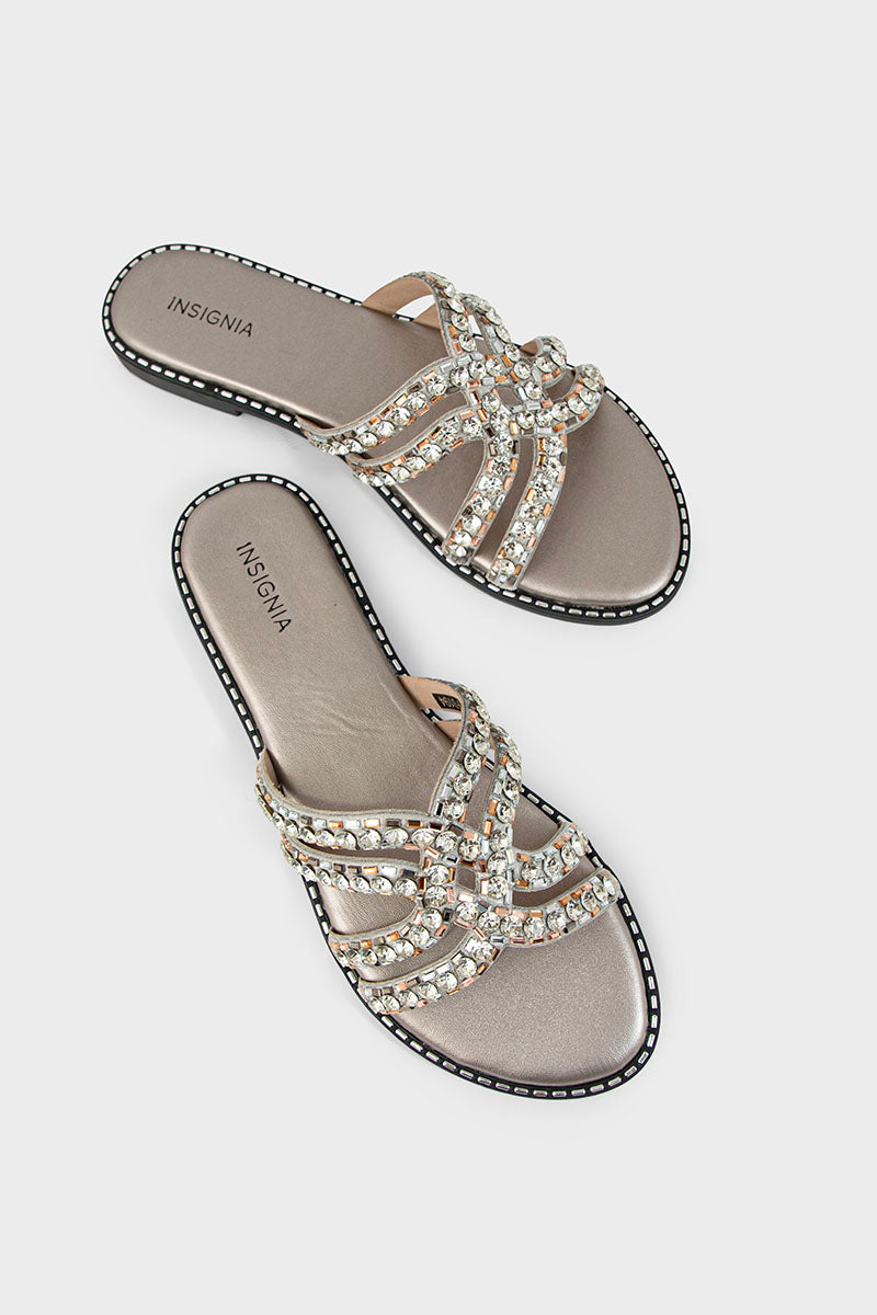 Party Wear Slip On IF0194-Pewter