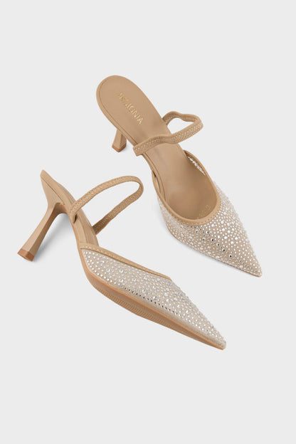 Party Wear Sling Back IP4028-Beige