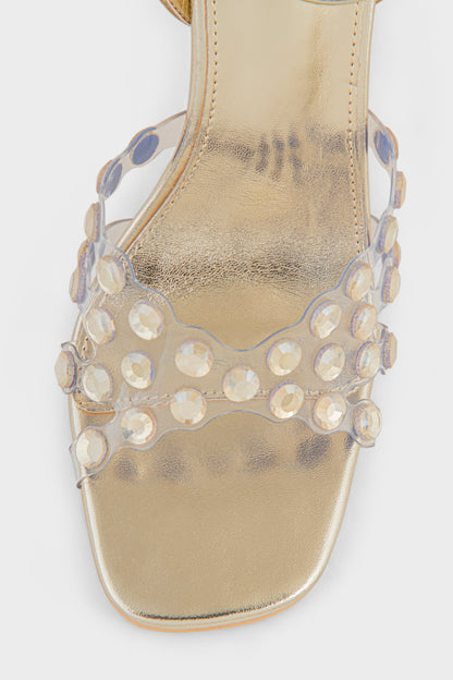 Party Wear Sandal IP2066-Gold