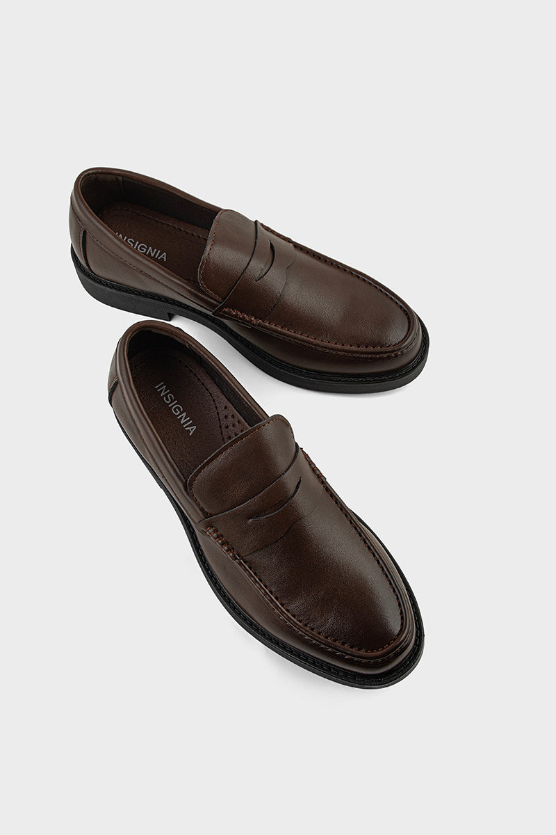 Men Formal Loafers MF7032-Coffee
