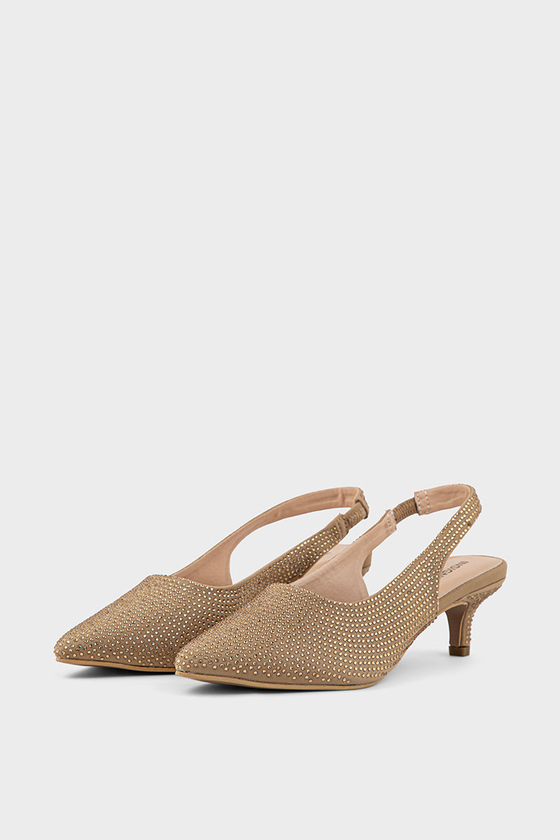 Party Wear Sling Back IP4030-Beige
