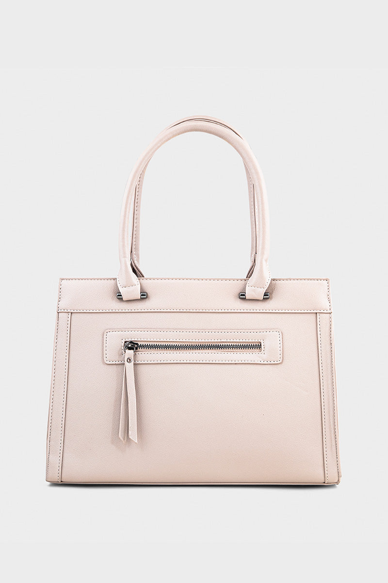 Beige Top Handle Hand Bags BH0099