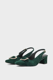 Best Casual Sling Back IF4059-Green | Stylish Shoes