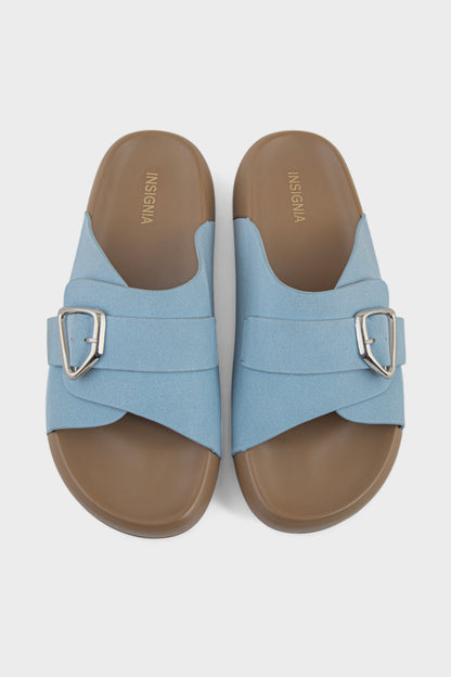 Best Comfort Slip On IK0107-Blue | Premium Women Shoes UAE
