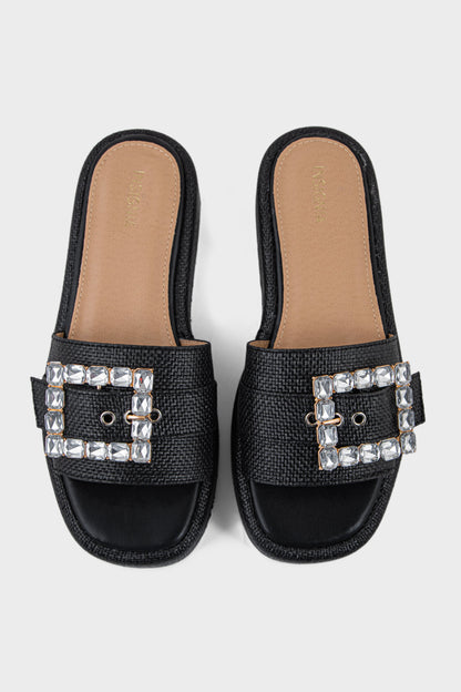 Best Comfort Slip On IK0116-Black | Premium Women Shoes UAE
