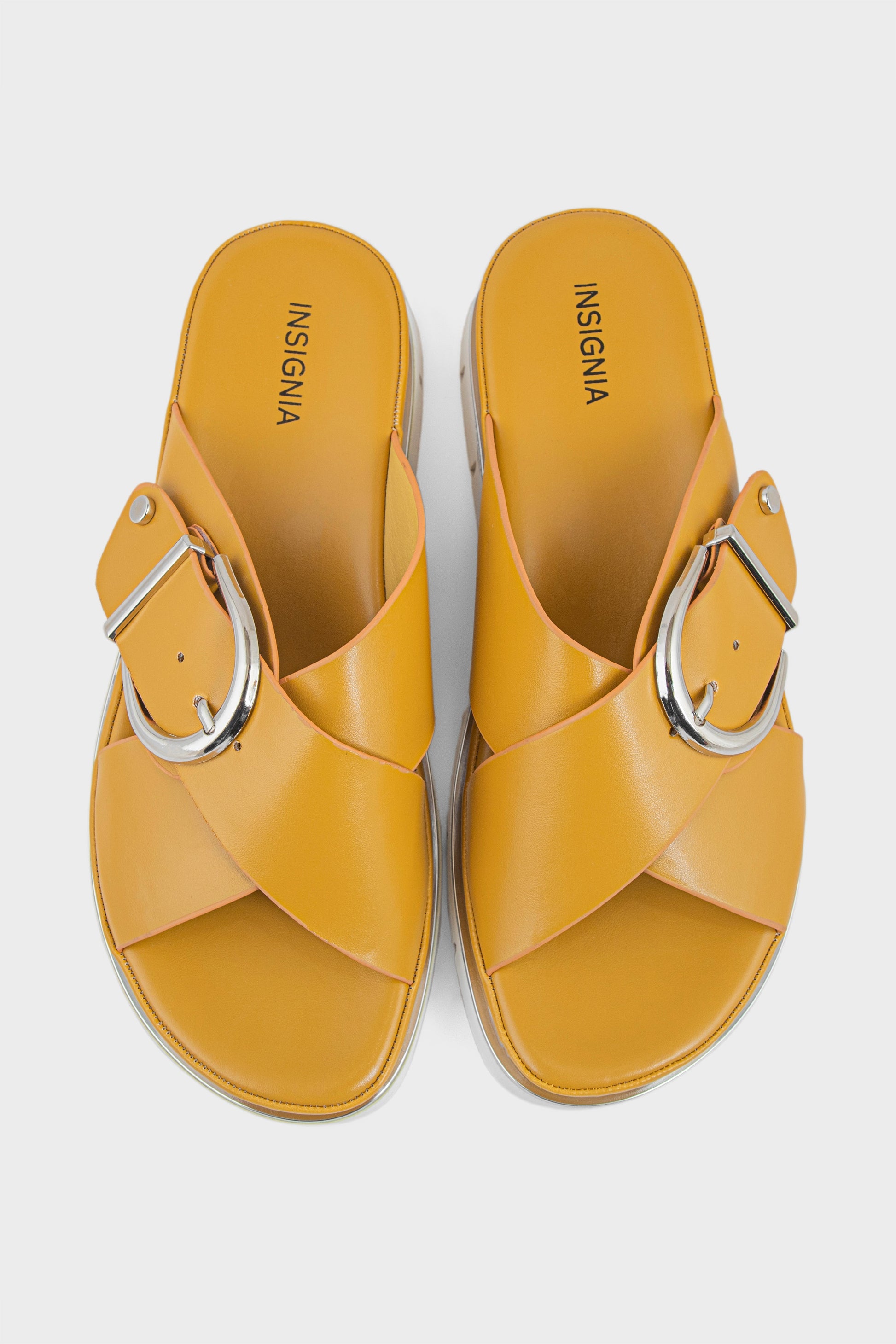 Comfort Slip On IK0120-Mustard | Premium Women Shoes UAE.