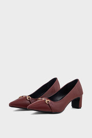 Best Formal Court Shoes IF5071-Maroon | Stylish Fit
