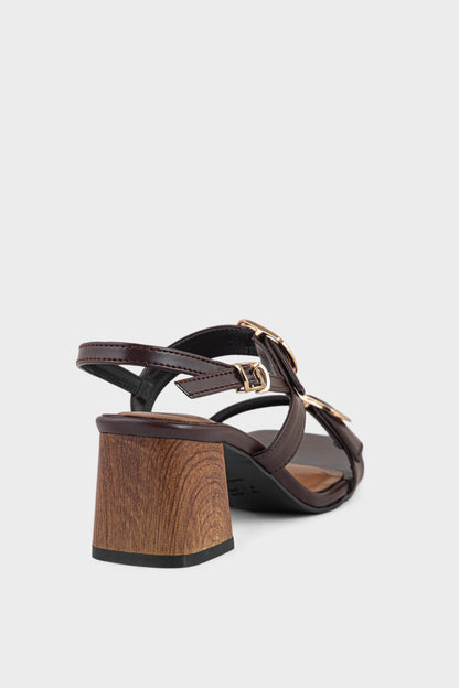 Best Formal Sandal IF2065-Brown | Premium Women Shoes UAE.
