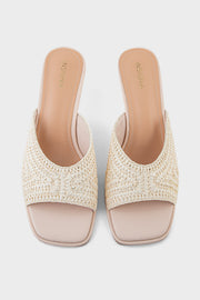 Best Formal Slip On IF0200-Ivory Elegant Women Formal Shoes. 