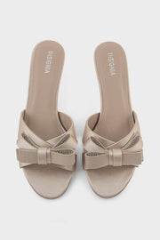 Best Formal Slip On IF0203-Khaki | Premium Women Shoes UAE .