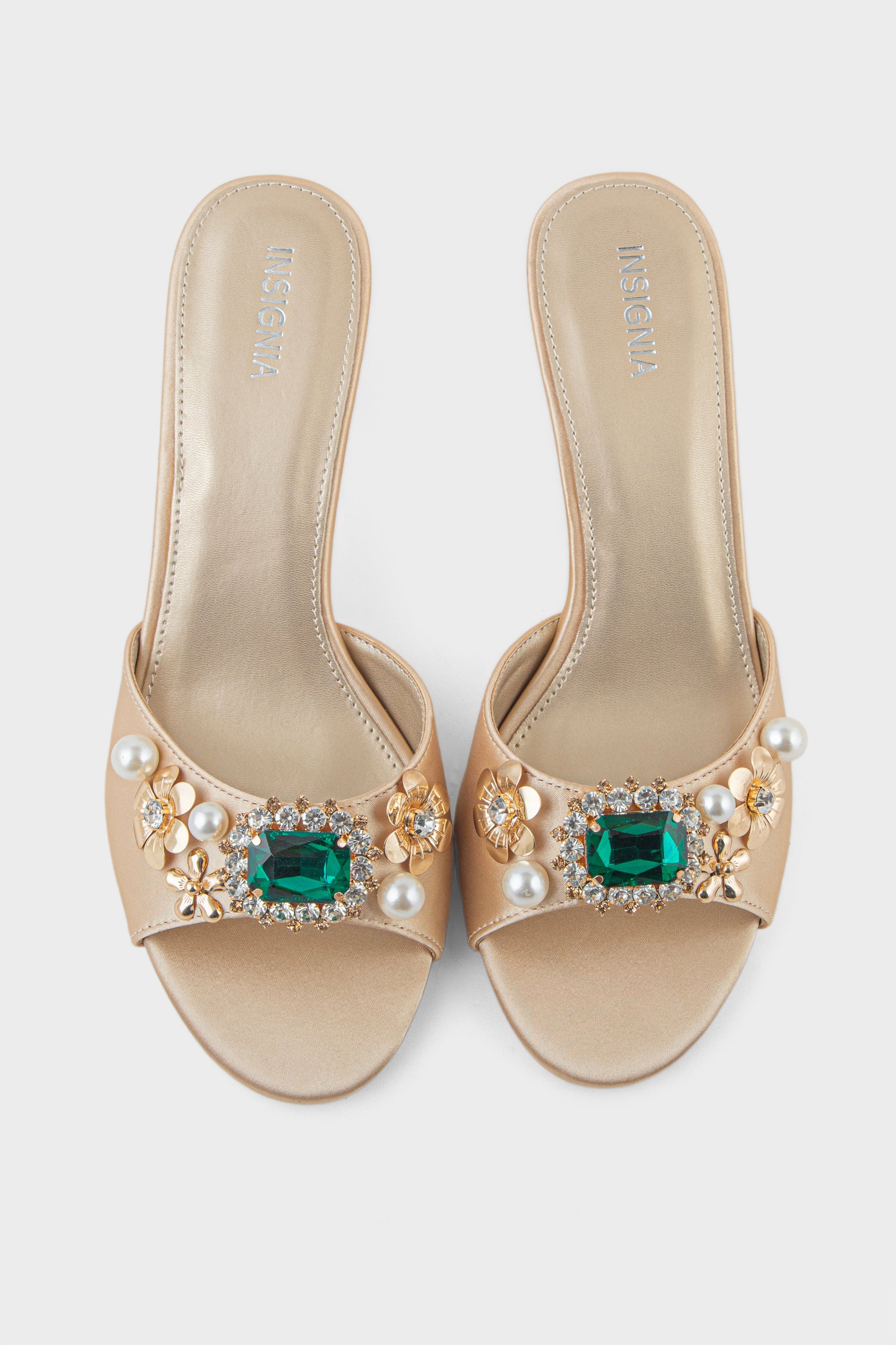 Best Formal Slip On IF0204-Gold | Premium Women Shoes UAE.