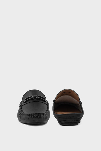 Best Men Casual Back Open Moccs MC6504 Black Online