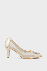 Best Party Wear Court Shoes IP5024-Gold Online