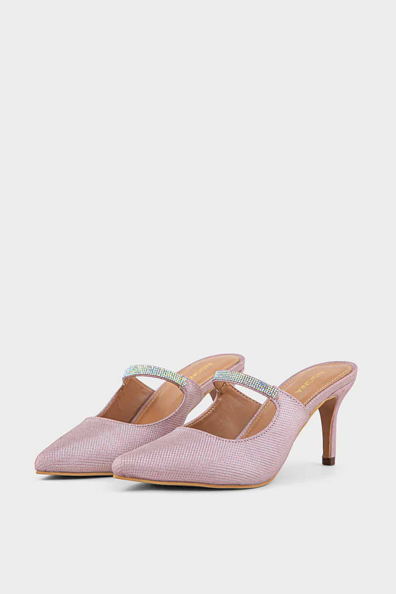 Buy Party Wear Mule IP8512-Pink for Stylish Comfort