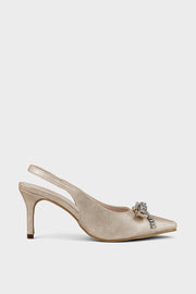 Buy Party Wear Sling Back IP4031-Gold Online