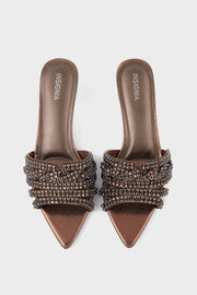 Best Party Wear Slip On IP0080-Copper | Premium Women Shoes UAE