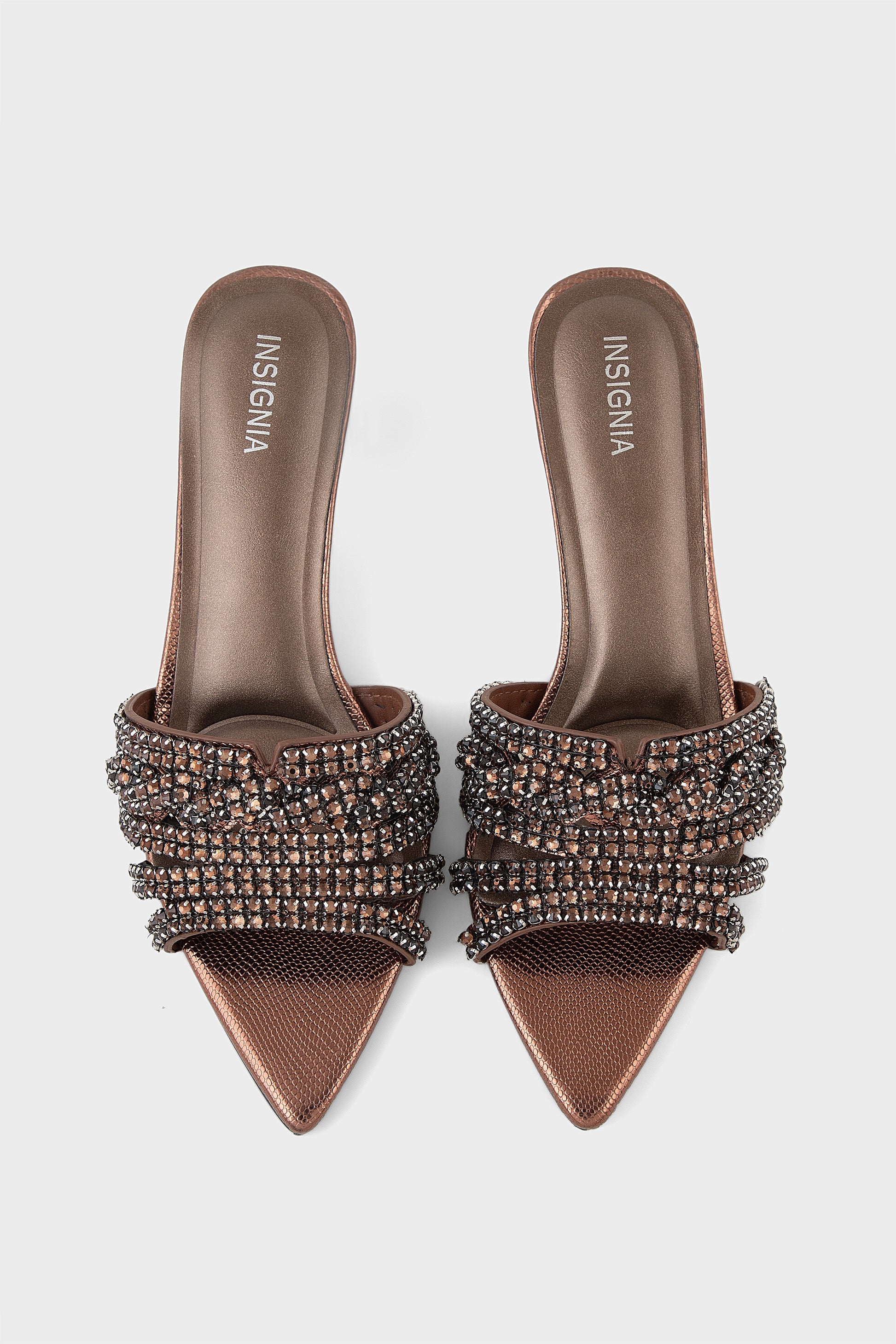 Best Party Wear Slip On IP0080-Copper | Premium Women Shoes UAE