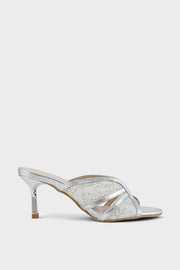 Best Party Wear Slip On IP0086-Silver | Stylish Shoes