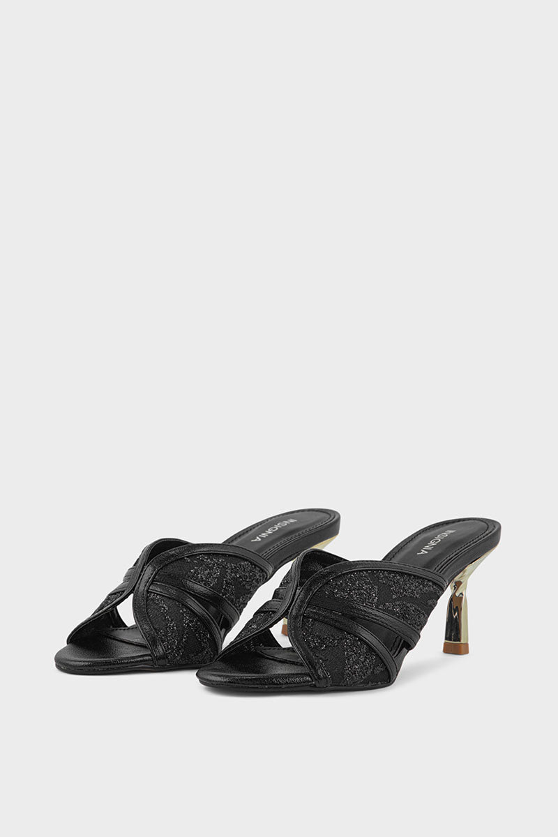 Best Party Wear Slip On IP0086 Black Stylish Shoes
