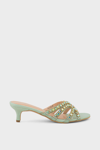 Party Wear Slip On IP0114-Mint