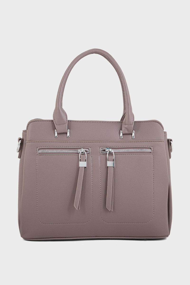 Top Handle Hand Bags BH0106-Brown