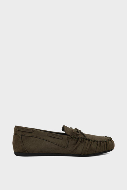 Bulk Comfort Moccasin IK7025 Olive Stylish Shoes