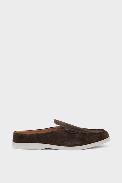 Bulk Men Casual Back Open Moccs MC6503 Brown Shoes