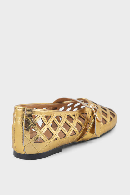 Buy Casual Pumps IC6021-Gold | Premium Women Shoes UAE 