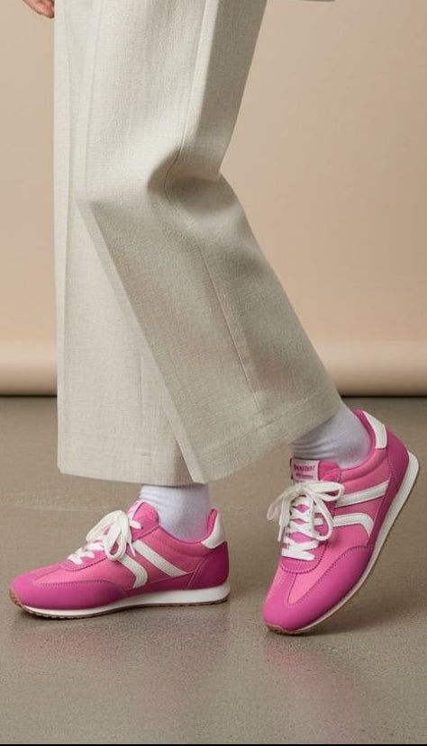 Buy Casual Sneakers IC7531 Pink Stylish Shoes Online