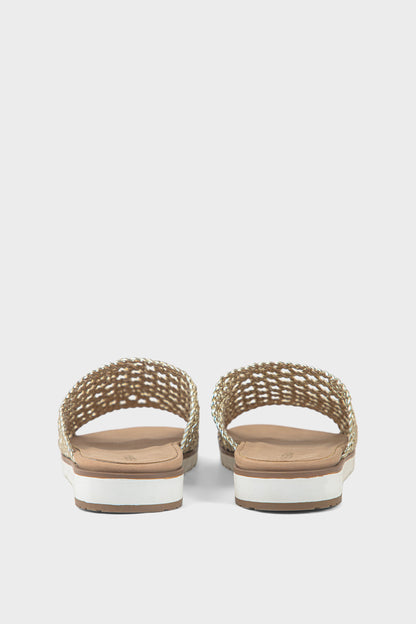 Buy Comfort Slip On IK0115-Gold | Premium Women Shoes UAE.