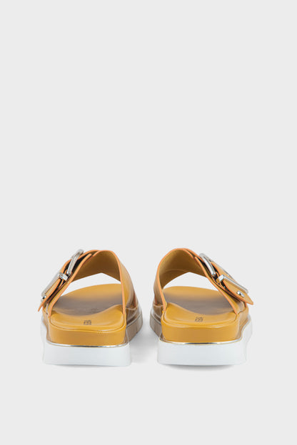 Comfort Slip On IK0120-Mustard | Premium Women Shoes UAE.