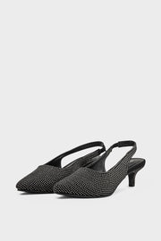 Comfortable  Party Wear Sling Back IP4030-Black 