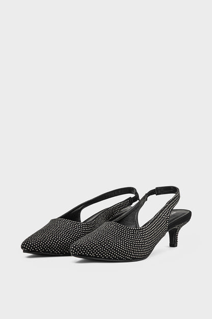 Comfortable  Party Wear Sling Back IP4030-Black 