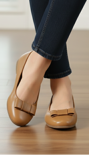 Buy Formal Court Shoes IF5052-Tan | Stylish Footwear