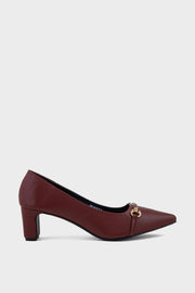 Buy Formal Court Shoes IF5071-Maroon | Stylish Fit