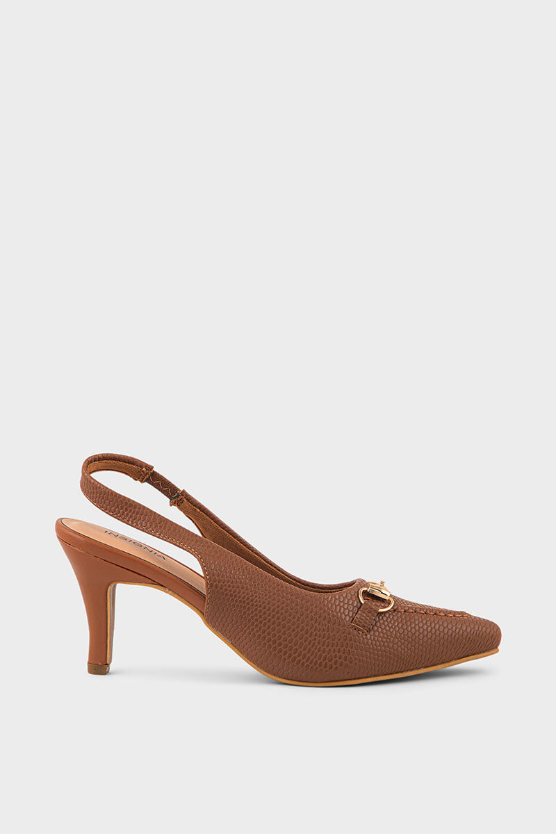 Buy Formal Sling Back IF4058-Brown | Stylish Shoes