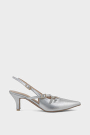 Buy Party Wear Sling Back IP4033-Silver Online