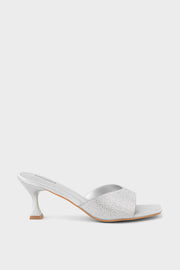 Buy Party Wear Slip On IP0099-Silver Premium Women Shoes UAE 