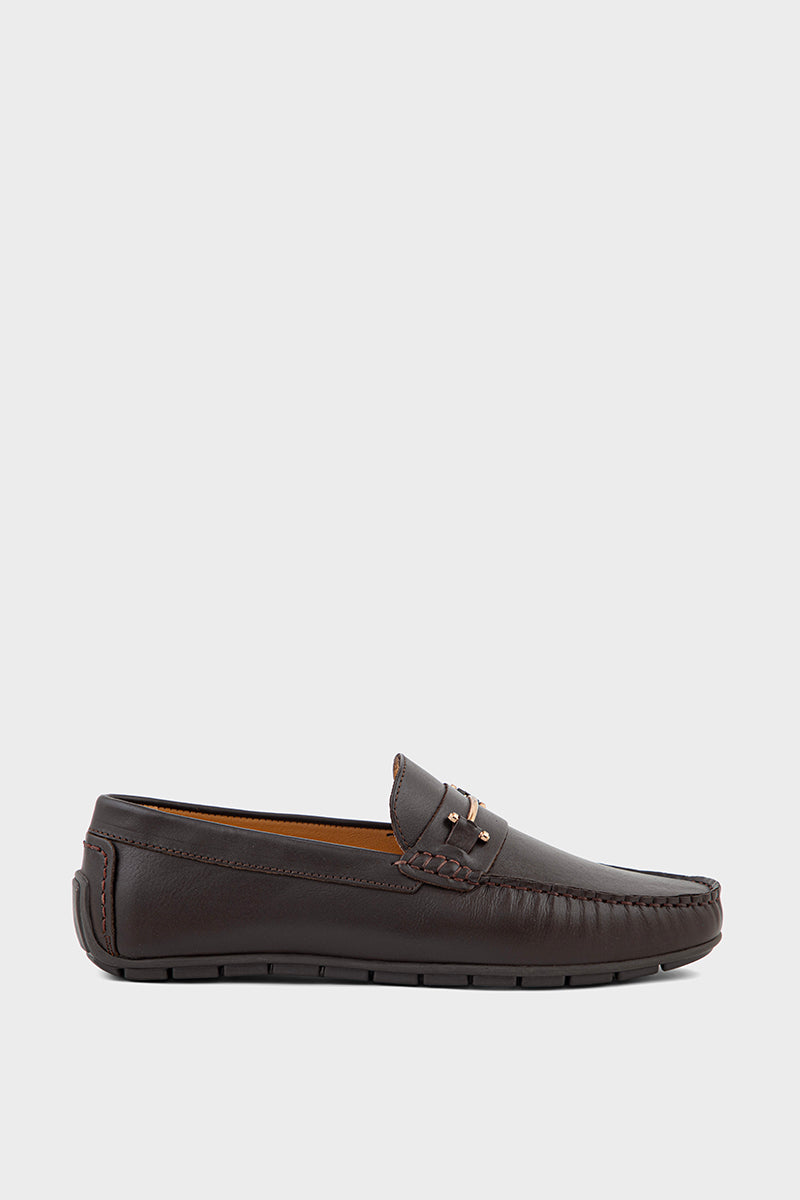 men casual driving mocs mc4034-coffee