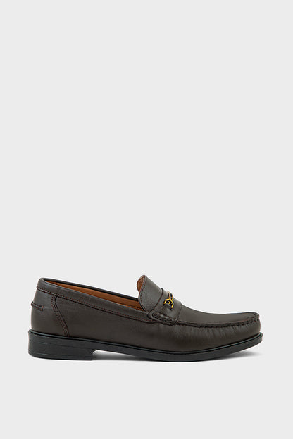 men formal loafers mf7039-coffee