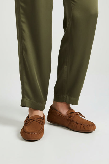  Comfort Moccasin IK7025 Camel Stylish Shoes