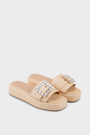 Comfort Slip On IK0116-Beige | Premium Women Shoes UAE